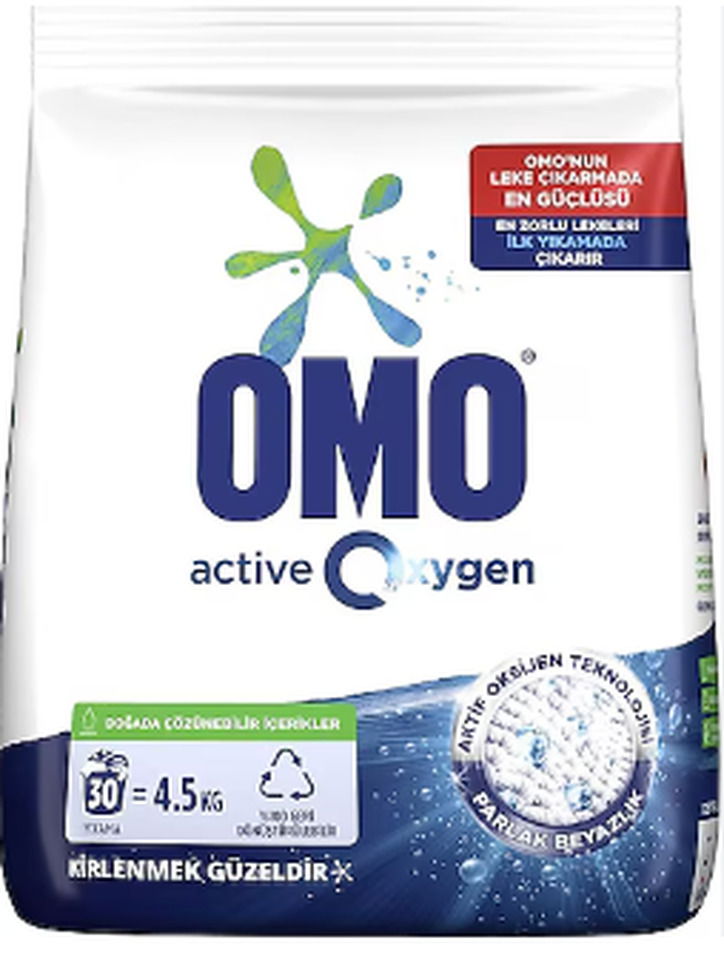 OMO ACTIVE TOZ DETERJAN 4,5 KG-OXYGEN